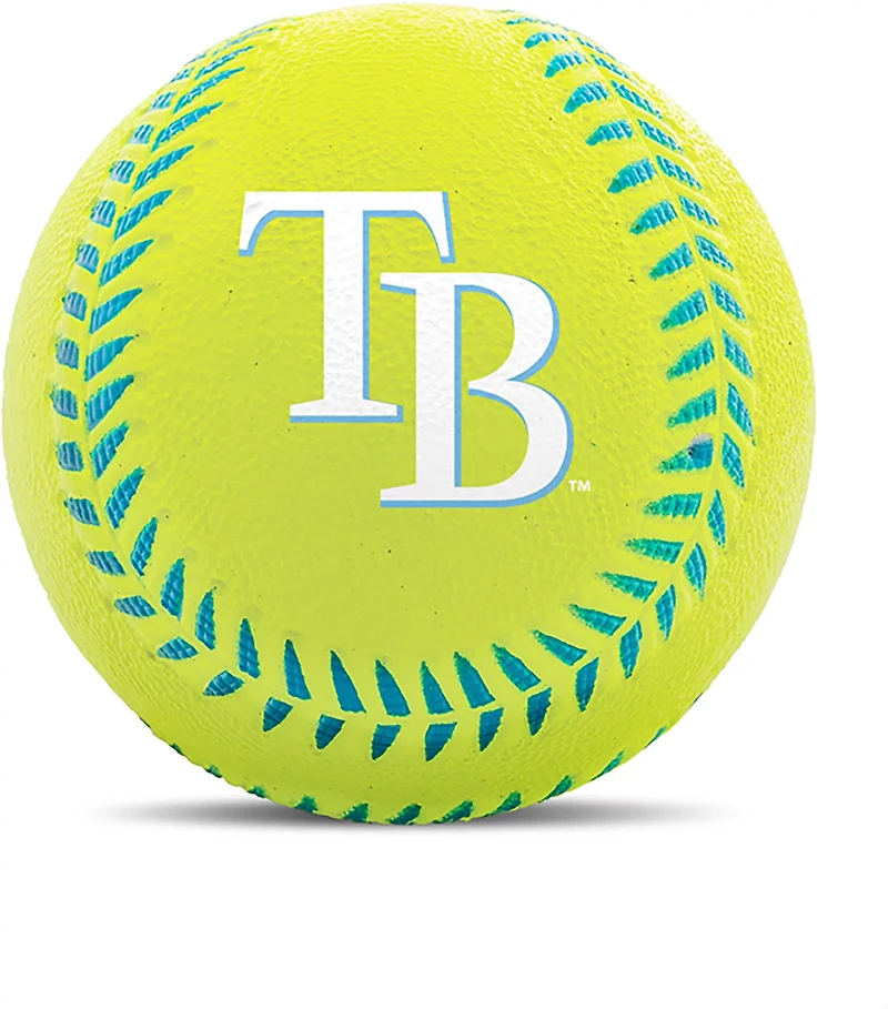 Franklin Sports MLB Tampa Bay Rays Pro-Bright Rubber Foam Baseball