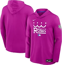 Nike Men's Kansas City Royals Connect Lightweight Long Sleeve Hoodie Top