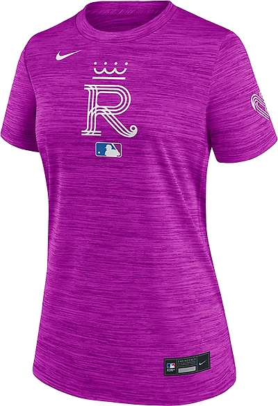 Nike Women's Kansas City Royals AC Connect Velocity Short Sleeve T-shirt