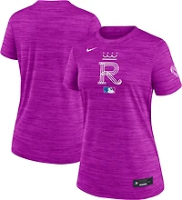 Nike Women's Kansas City Royals AC City Connect Velocity Short Sleeve T-shirt