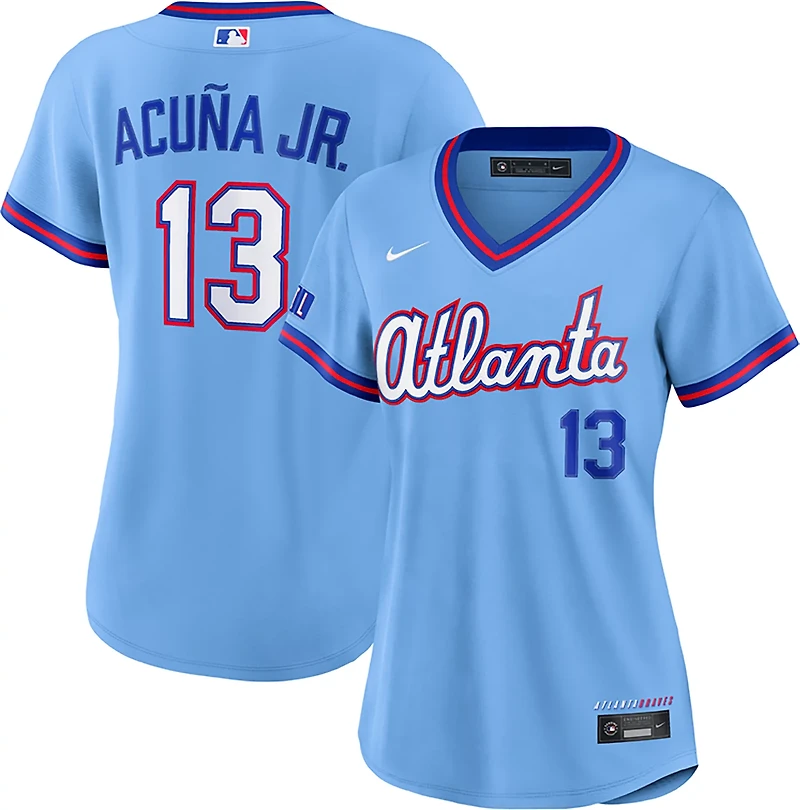 Nike Women's Atlanta Braves City Connect Replica Ronald Acuna Jr #13 Jersey