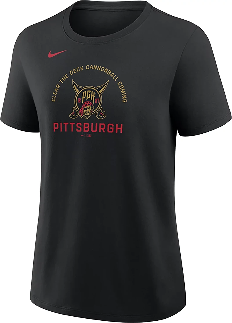 Nike Women's Pittsburgh Pirates City Connect Cotton T-shirt