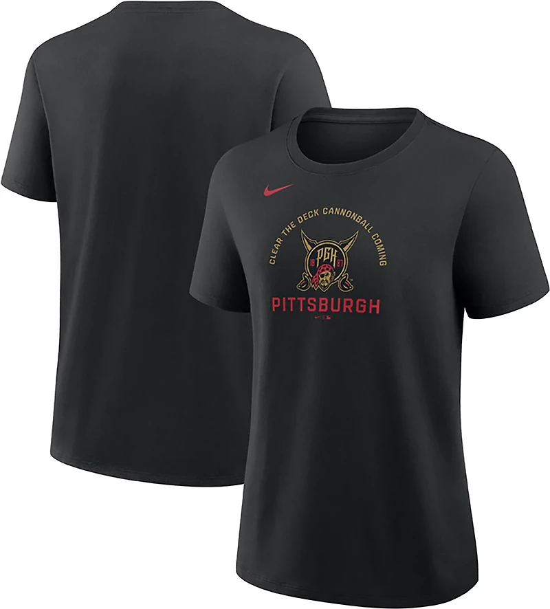 Nike Women's Pittsburgh Pirates City Connect Cotton T-shirt