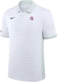 Nike Men's Atlanta Braves AC City Connect Victory Striped Polo Shirt