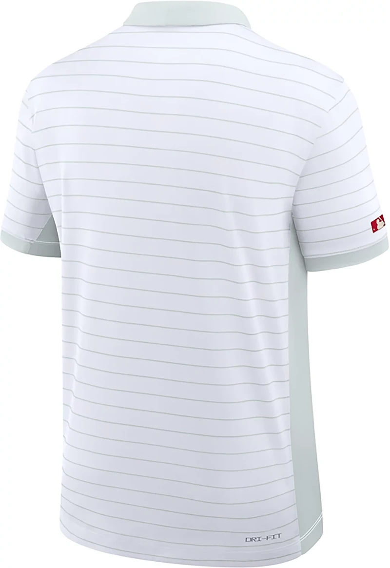 Nike Men's Atlanta Braves AC City Connect Victory Striped Polo Shirt