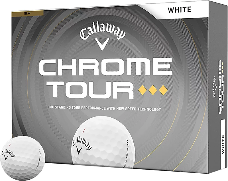 Callaway 2026 Chrome Tour Triple Diamond Golf Balls 12-Pack