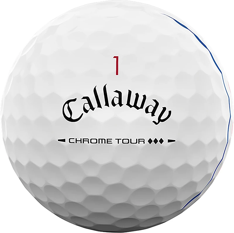 Callaway 2026 Chrome Tour Triple Diamond Triple Track Golf Balls 12-Pack