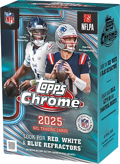 Topps 2025 Chrome Football Value Box