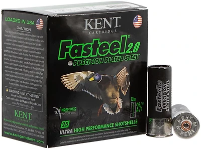 Kent Cartridge Fasteel 2.0 12 Gauge #6 Shotshells - 25 Rounds