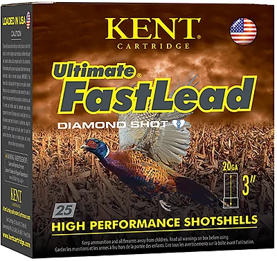 Kent Cartridge Ultimate Fast Lead 20 Gauge #5 Shotshells - 25 Rounds