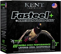 Kent Cartridge Fasteel+ 12 Gauge #4/#6 Shotshells - 25 Rounds