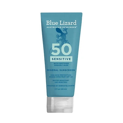 Blue Lizard Sensitive Mineral Sunscreen Lotion - SPF 50 - 3 fl oz