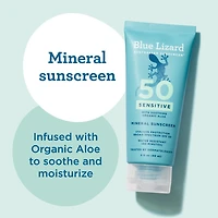 Blue Lizard Sensitive Mineral Sunscreen Lotion - SPF 50 - 3 fl oz