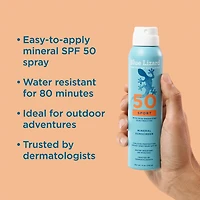 Blue Lizard Sport Mineral Sunscreen Spray - SPF 50 - 5 oz