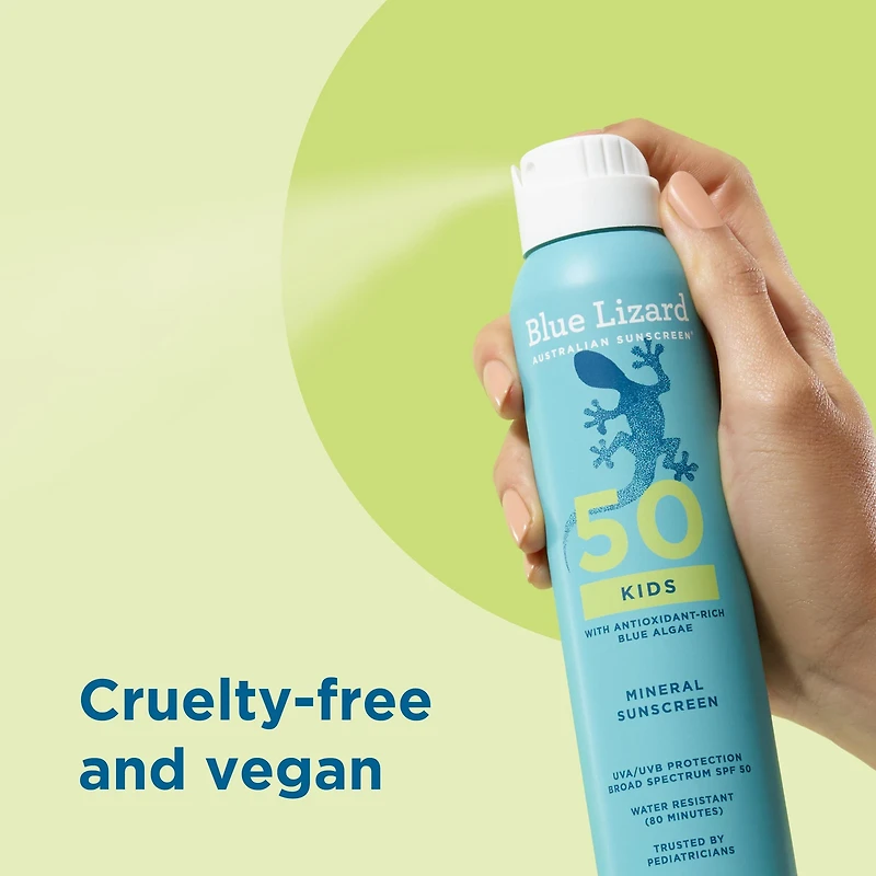 Blue Lizard Kids Mineral Sunscreen Spray - SPF 50 - 5 oz
