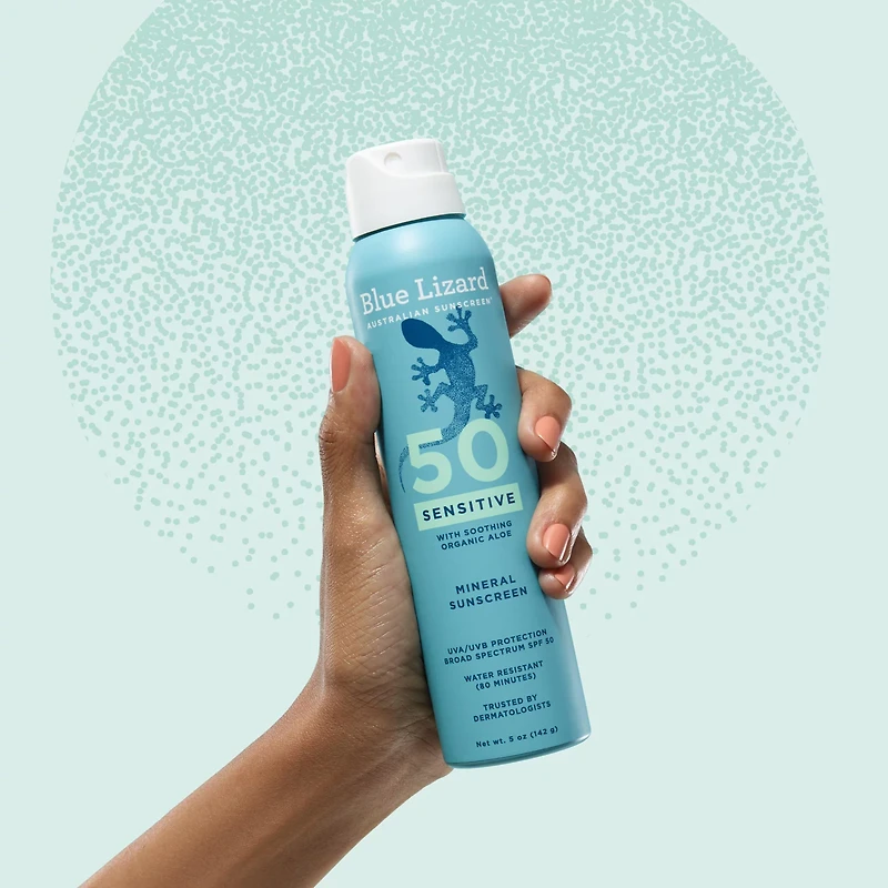 Blue Lizard Sensitive Mineral Sunscreen Spray - SPF 50 - 5 oz