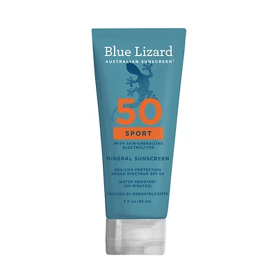 Blue Lizard Sport Mineral Sunscreen Lotion - SPF 50 - 3 fl oz