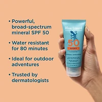 Blue Lizard Sport Mineral Sunscreen Lotion - SPF 50 - 3 fl oz