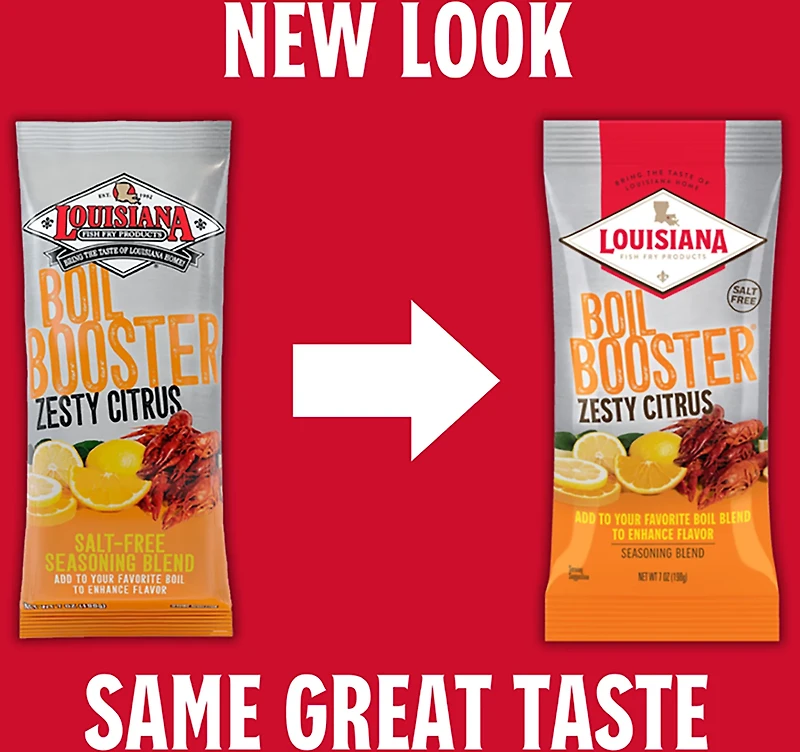 Louisiana Fish Fry Products Boil Booster Zesty Citrus 7 oz Seasoning