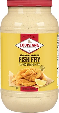 Louisiana Fish Fry Products 1-Gallon New Orleans Style Fish Fry with Lemon