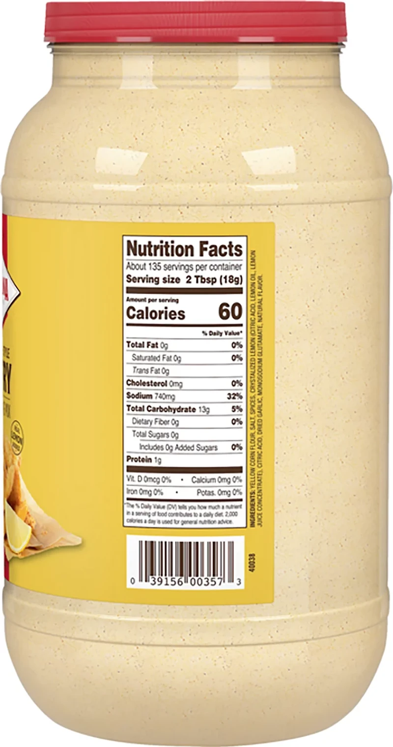 Louisiana Fish Fry Products 1-Gallon New Orleans Style Fish Fry with Lemon