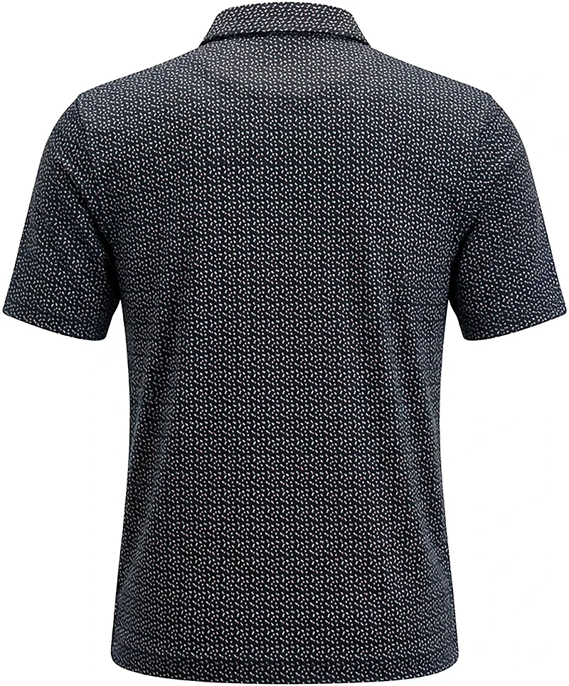 PGA Tour Men's Short Sleeve Confetti Geo Printed Polo