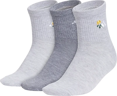 adidas Women's With Love Quarter Socks 3-Pack