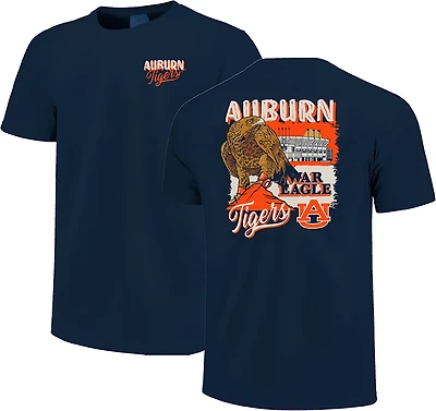 Image One Men's Auburn University Stadium Eagle Stand Comfort Colors T-shirt