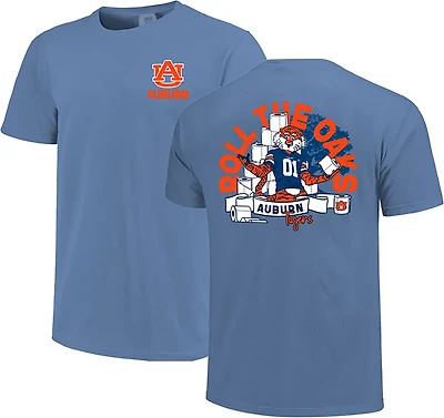 Image One Men's Auburn University Toilet Paper Stack Comfort Colors T-shirt