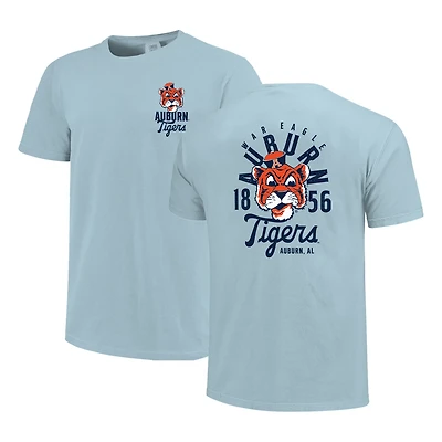Image One Men's Auburn University Vintage Mascot Overlay Comfort Colors T-shirt