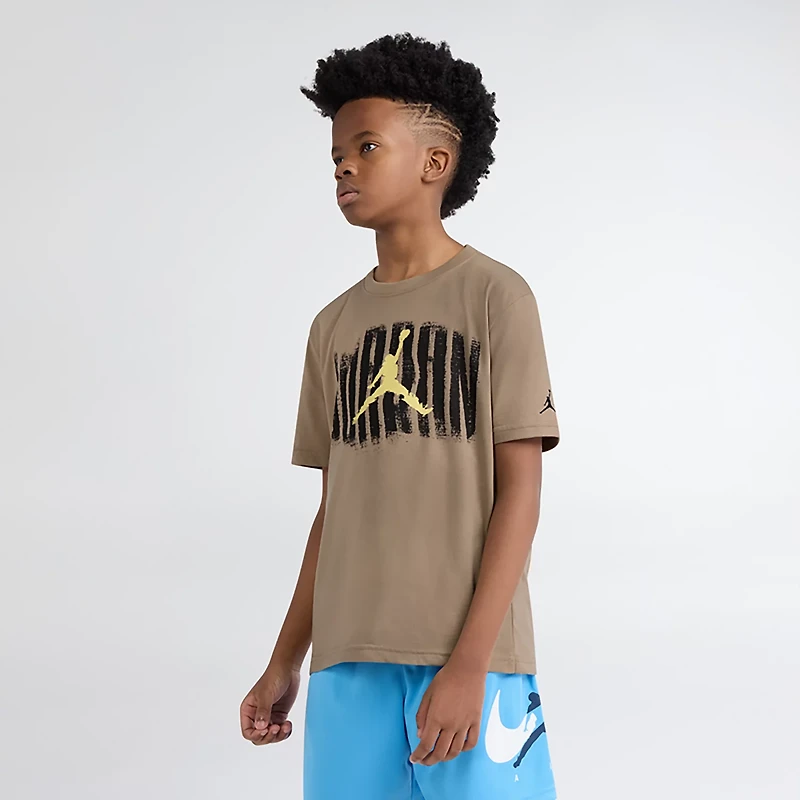 Jordan Boys' Distressed Graphic T-shirt