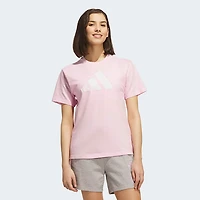 adidas Women's Western Florals Big Logo Graphic T-shirt