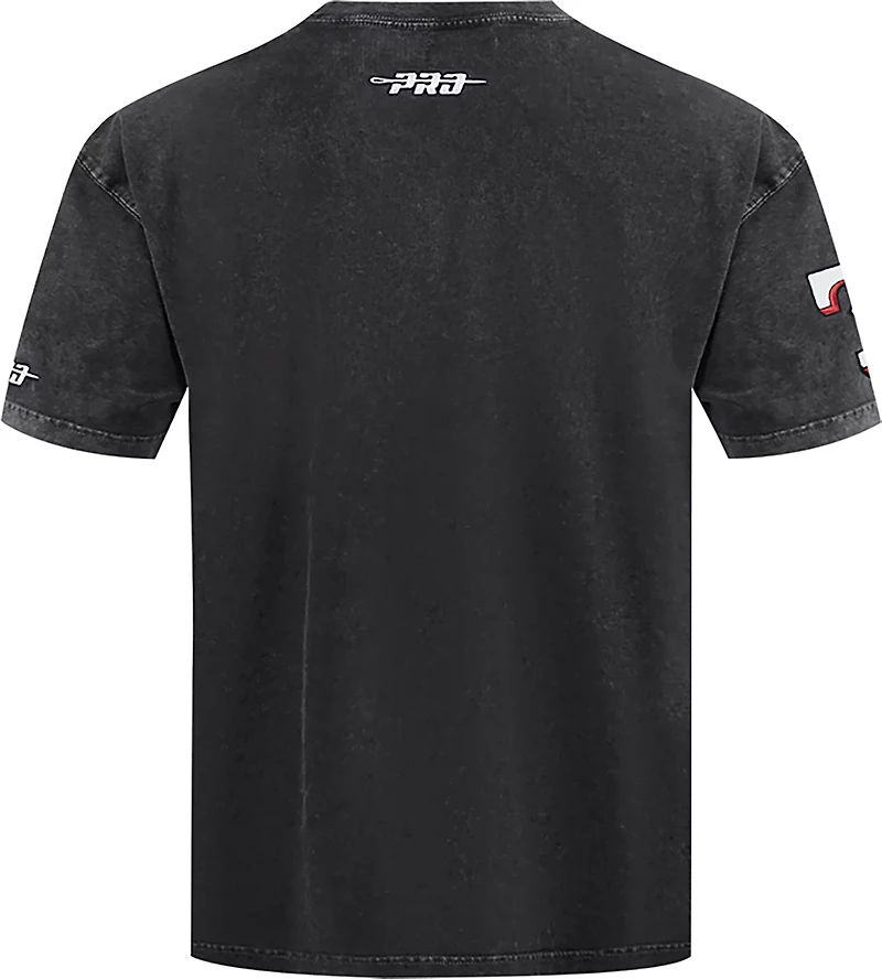 Pro Standard Men's Texas Rangers Wave and Roses CJ Drop Shoulder Short Sleeve T-shirt