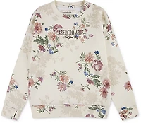 Abercrombie & Fitch Girls’ Floral Crew