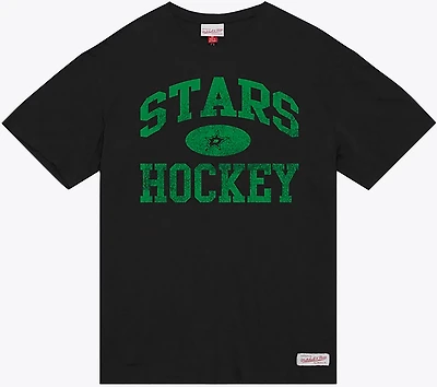 Mitchell & Ness Men's Dallas Stars Powerplay Slub Short Sleeve T-shirt