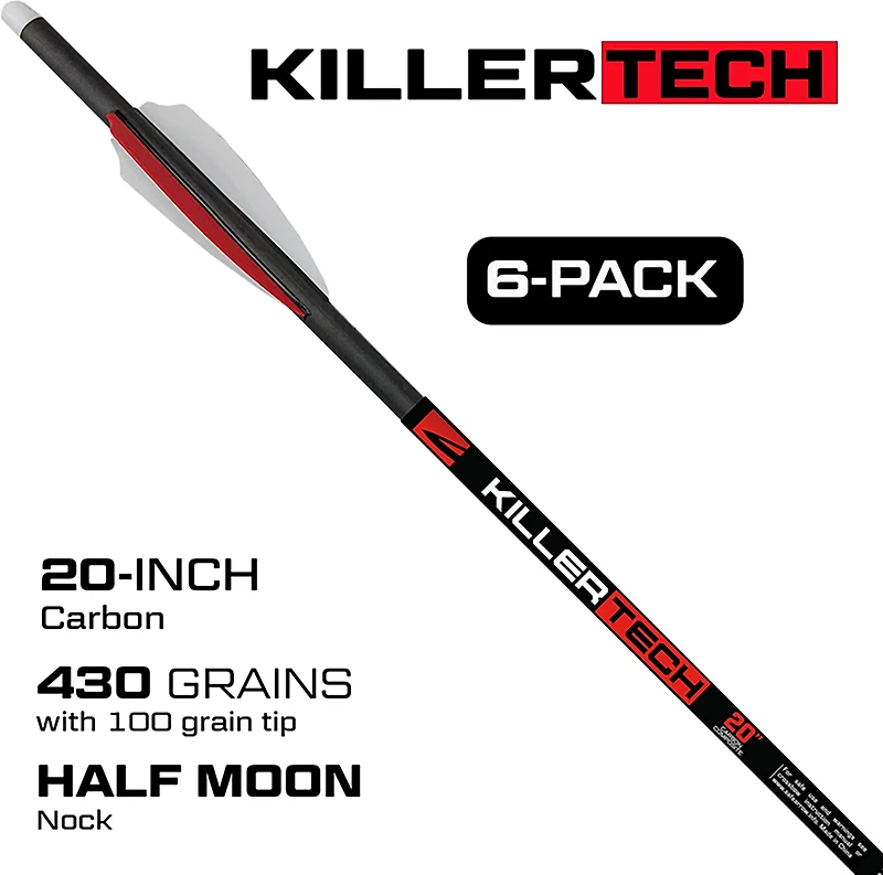 Killer Instinct Killertech Crossbow Bolts 6-Pack