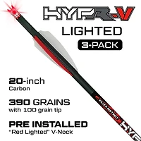 Killer Instinct Lighted Hypr-V Crossbow Bolts 3-Pack