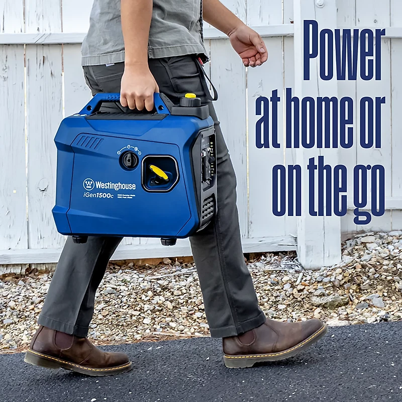 Westinghouse 1,500W Gas Powered Inverter Generator with Recoil Start
