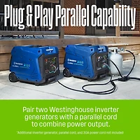 Westinghouse 5,000W Gas and Propane Dual Fuel Inverter Generator with Recoil Start