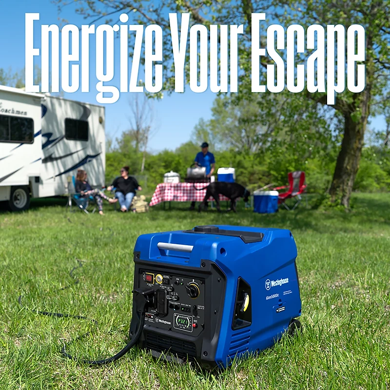 Westinghouse 5,000W Gas Powered Inverter Generator with Remote Electric Start