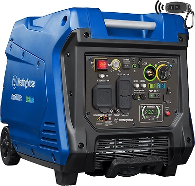 Westinghouse 5,000W Gas and Propane Dual Fuel Inverter Generator with Remote Electric Start