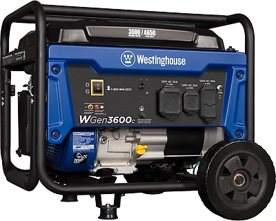 Westinghouse 4650/3600W Gas Powered Portable Generator