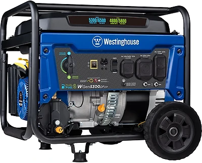 Westinghouse 6500/5300W Dual Fuel Portable Generator with Recoil Start