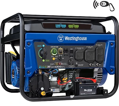 Westinghouse 6500/5300W Dual Fuel Portable Generator with Remote Electric Start