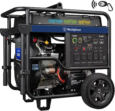 Westinghouse 18000/14500W Tri-Fuel Portable Generator with Remote Electric Start