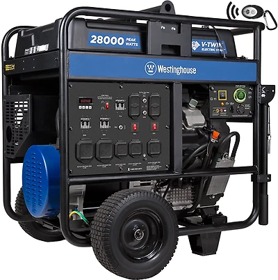 Westinghouse 28000/20000W Gas Powered Portable Generator with Remote Electric Start
