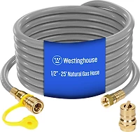 Westinghouse 25 ft / in Natural Gas Hose with Adapter