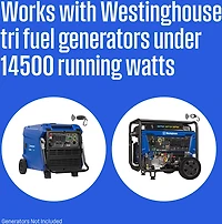 Westinghouse 25 ft / in Natural Gas Hose with Adapter