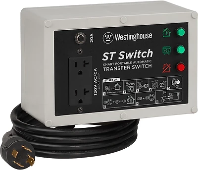 Westinghouse 120V 20A Portable Automatic Transfer Switch with Smart Technology
