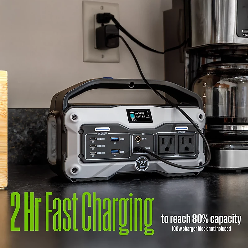 Westinghouse 400W Lithium-ion Portable Power Station with LED Display and Flashlight